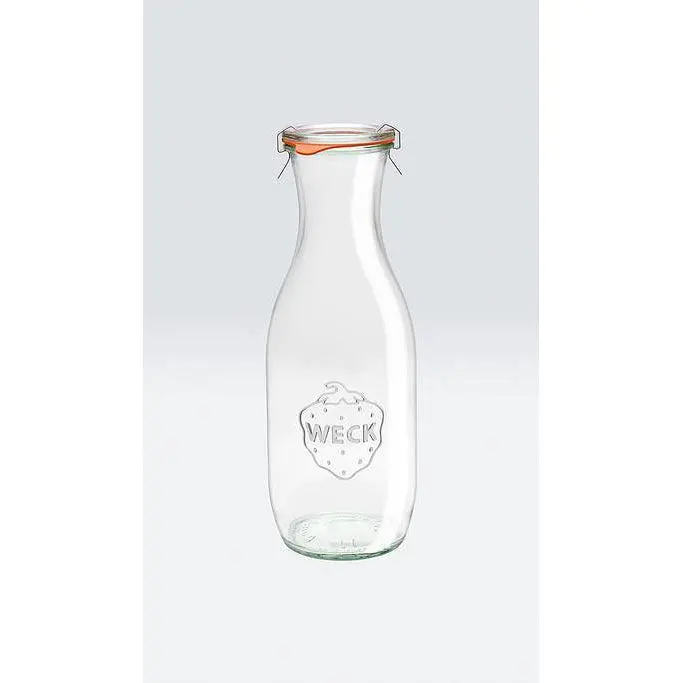 1-Liter Glass Juice Jar With Airtight Lid 1