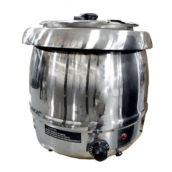 10-Liter Stainless Steel Electric Soup Kettle – Chef At51588S 1