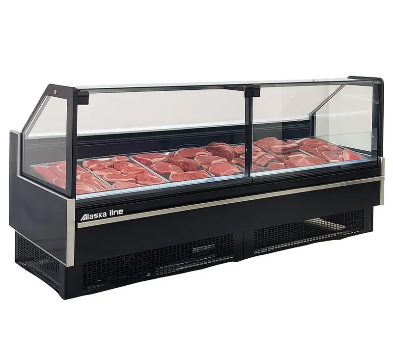 101-Inch Alaska-Line Slim Deli And Meat Glass Display Case – Hit-39 1