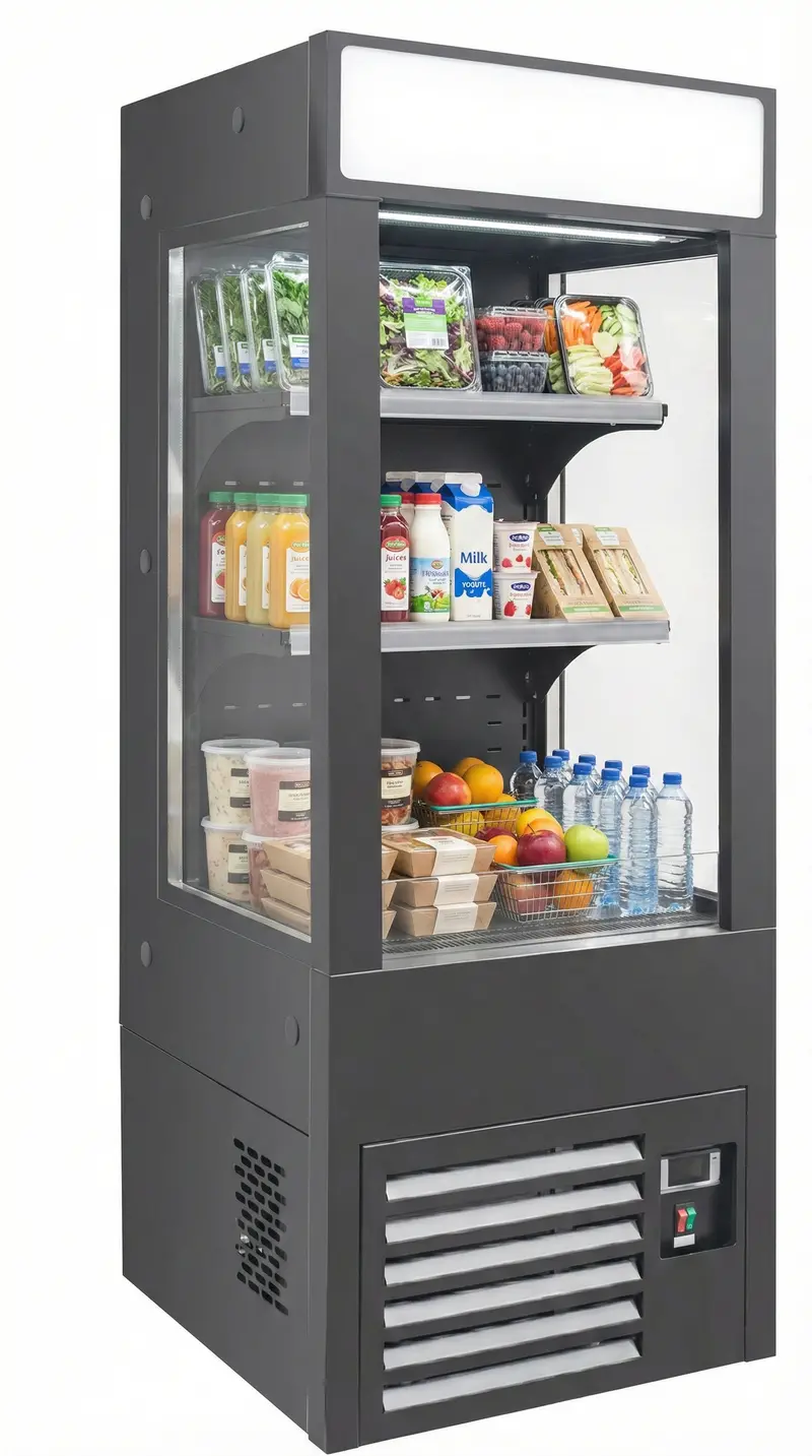 19.6-Inch Alaska Line Countertop Open-Air Display Case – Model Hit-50 1
