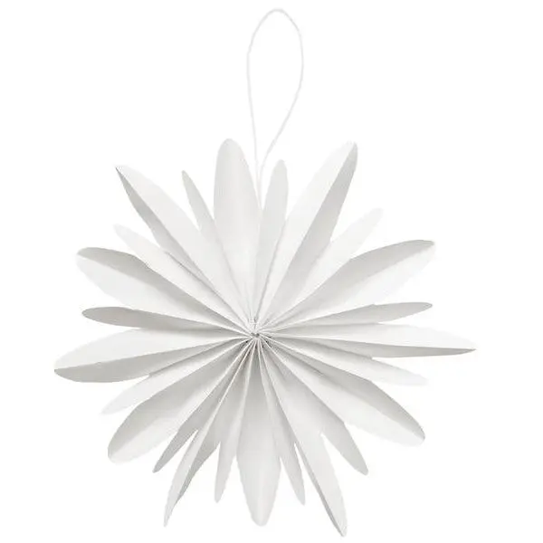 22 Cm Paper Snowflake Hanging Ornament 1