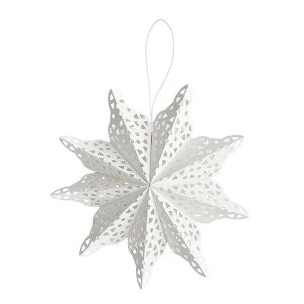 22 Cm Paper Star Snowflake Ornament 1