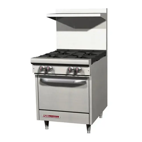 24-Inch Southbend 4-Burner Gas Range With Built-In Oven – S24E 1