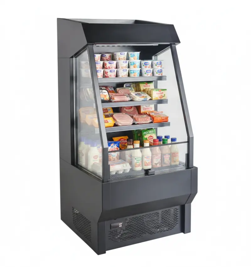 26-Inch Alaska Line Open-Air Convenience Cooler – Curved Front, Model Hit-47 1