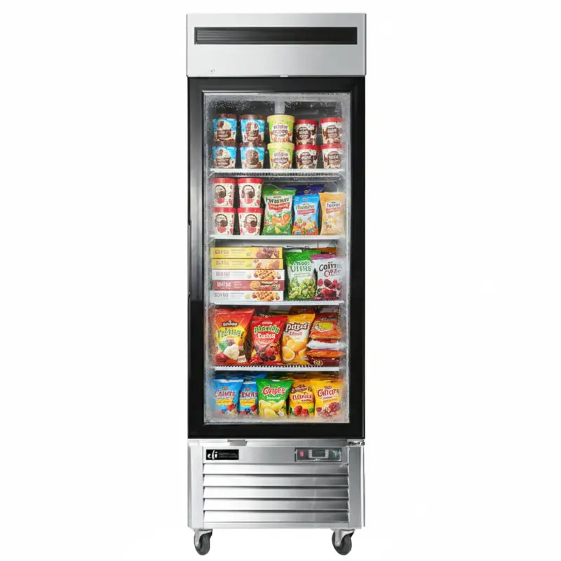27-Inch Efi Single-Glass-Door Refrigerated Cooler (19.4 Cu. Ft.) – C1-27Gdsvc 1