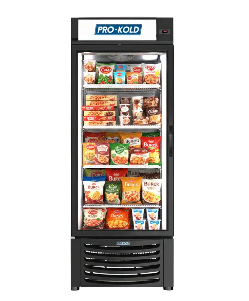30-Inch Pro-Kold Single-Glass Freezer – 16 Cubic Feet, Durf-16W 1