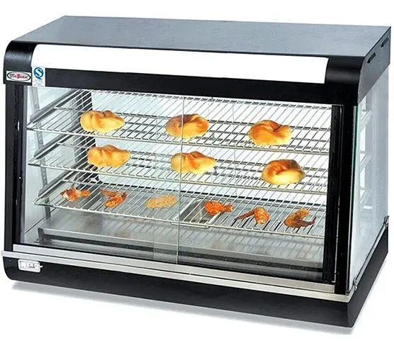 35-Inch Curved Glass Countertop Food Warmer With Heated Display – Ji-108 1