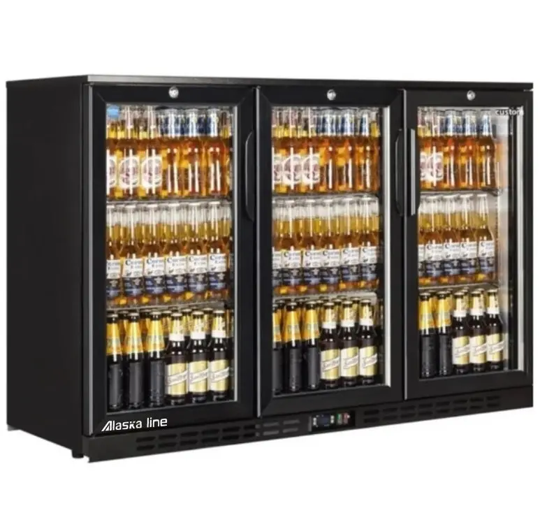 54-Inch Alaska-Line Triple-Swing-Door Back Bar Cooler – Hit-814 1