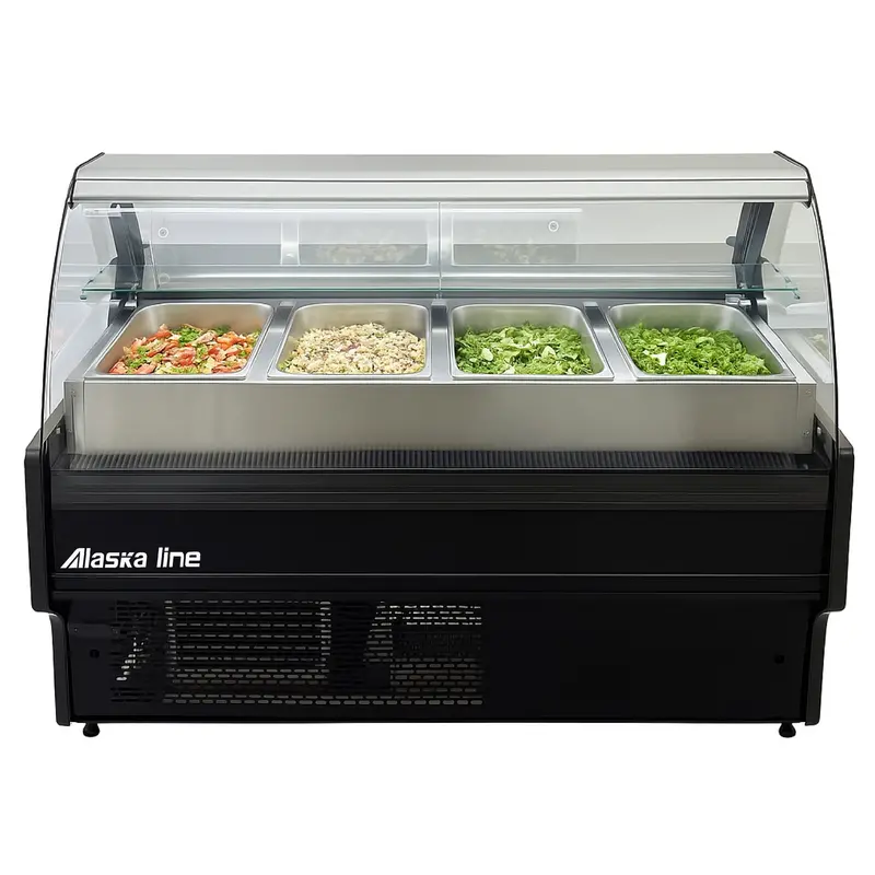 63-Inch Alaska-Line Salad Preparation Table Featuring Gn Pan Support – Hit-36 1