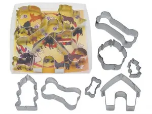 7-Piece Dog Cookie Cutter Set – R&M Breed-Inspired Designs 1