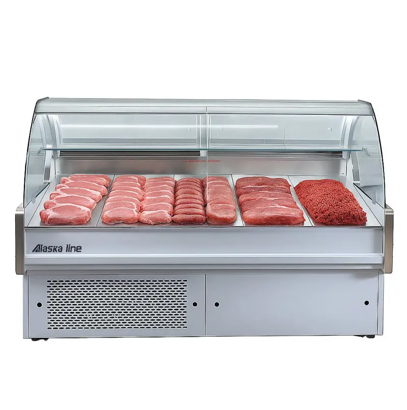 71-Inch Alaska-Line Deli And Meat Showcase With Integrated Storage – Hit-33 1