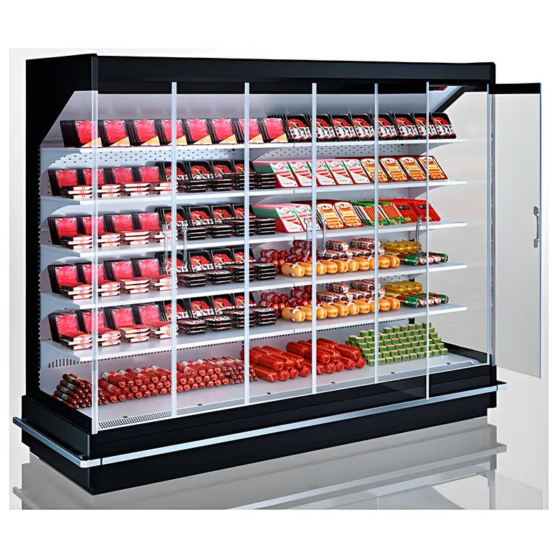 74-Inch Alaska-Line Multideck Glass-Door Display Cooler – Hit-149-3 1