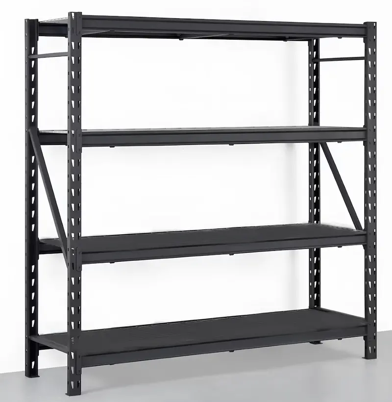 79-Inch Heavy-Duty Black Warehouse Rack System – Yd-S029B 1
