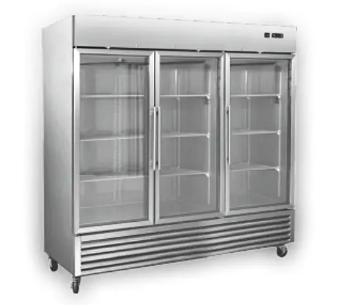81-Inch Stainless Steel Triple-Glass Reach-In Freezer – St-72Bfg 1