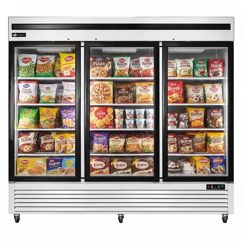 82-Inch Efi Triple-Glass-Door Reach-In Freezer (69.4 Cu. Ft.) – F3-82Gdsvc 1