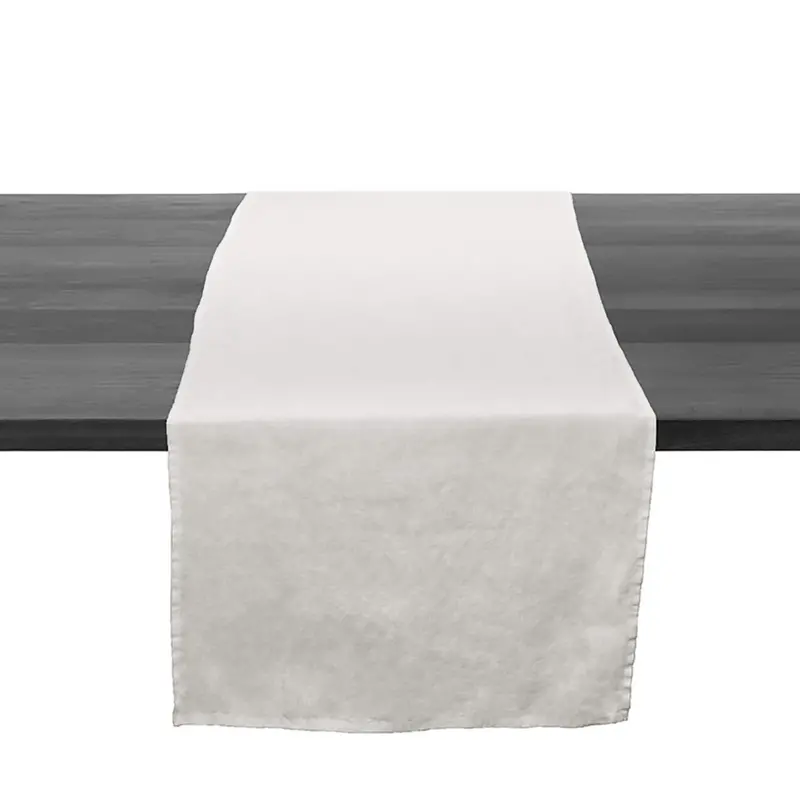 95-Inch Linen Table Runner In Crisp White 1