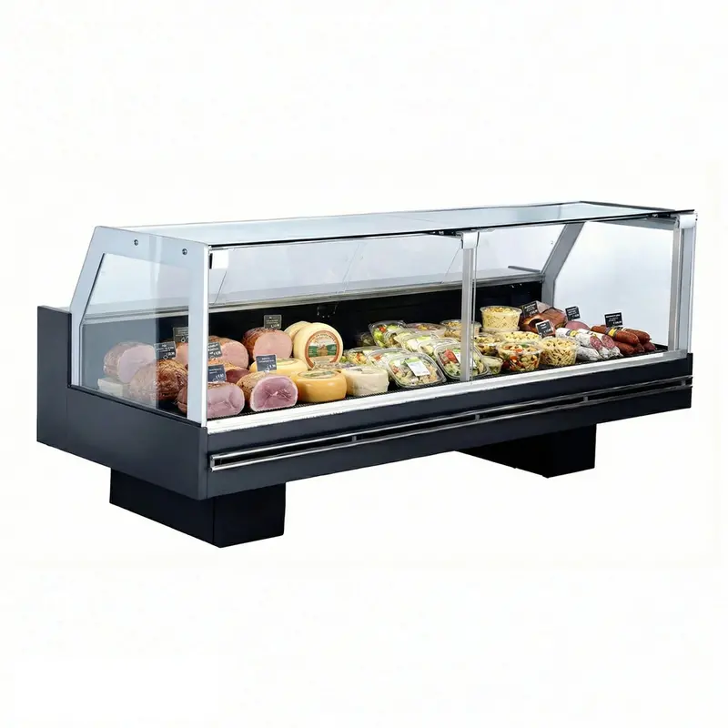 99-Inch Chef Refrigerated Deli And Meat Display Cooler – 15.5 Cu. Ft., Model Bss-2511Sga 1