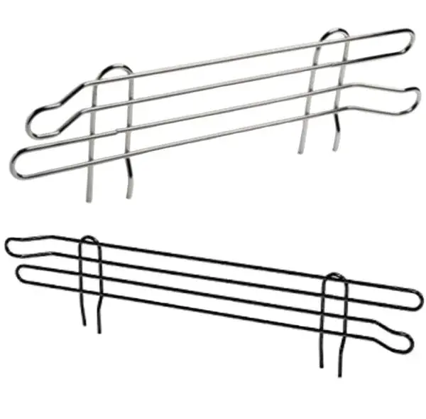 Adjustable Wire Ledges – Chrome Or Black Epoxy Finish, Multiple Sizes 1