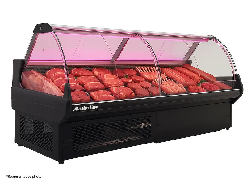 Alaska-Line 102-Inch Meat And Deli Display Cooler – 18.3 Cu. Ft. Remote Refrigeration (Hit-27) 1