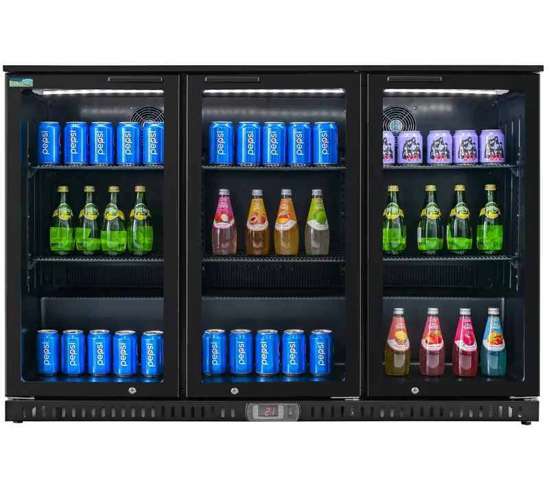 Alaska-Line 53-Inch Back-Bar Cooler – Triple-Door Sliding Glass Design (Hit-24) 1