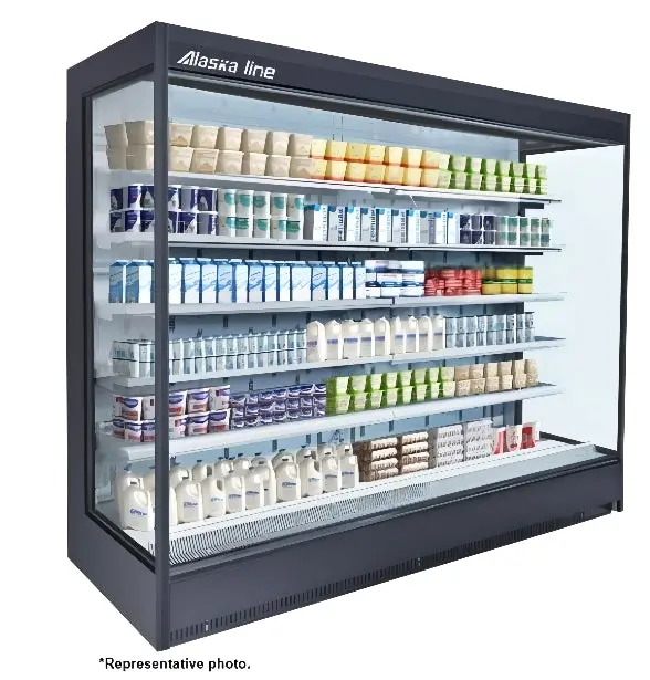 Alaska Line 98-Inch Open-Air Merchandising Cooler With Remote Compressor – Hit-28 1