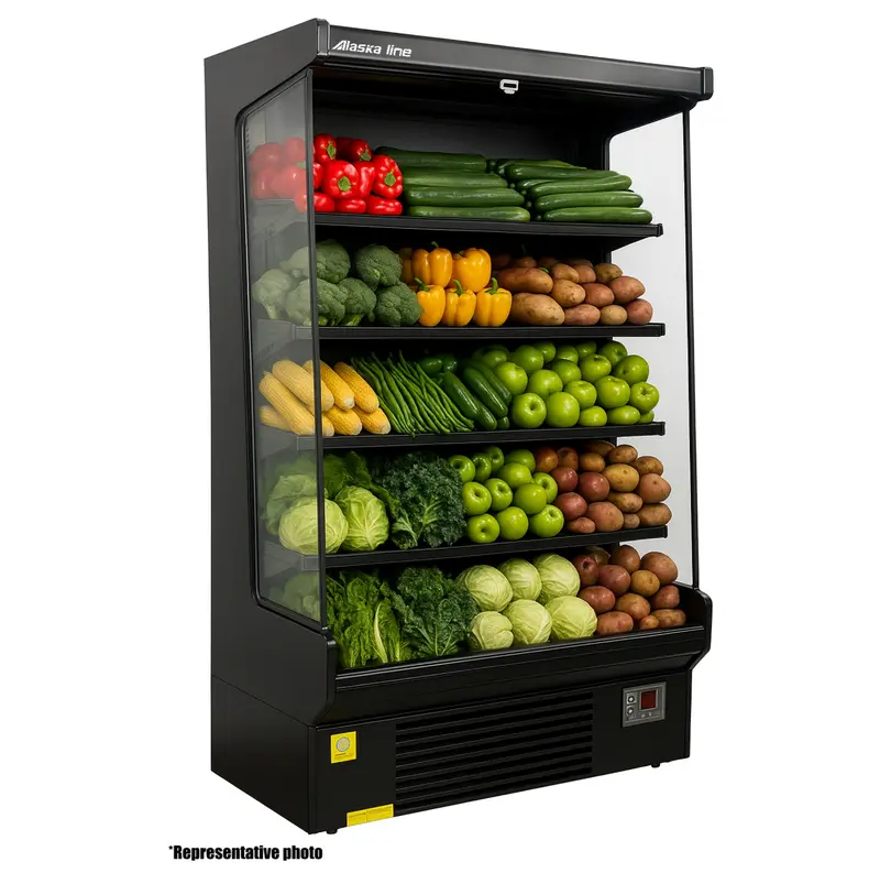 Alaska-Line Hit-14 52-Inch Open-Air Display Cooler – 18 Cu. Ft. 1