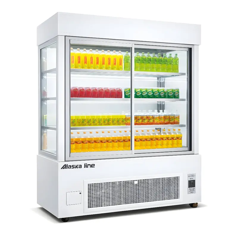 Alaska-Line Hit-420 Sliding-Glass Beverage And Pastry Display Case – 59-Inch Width 1