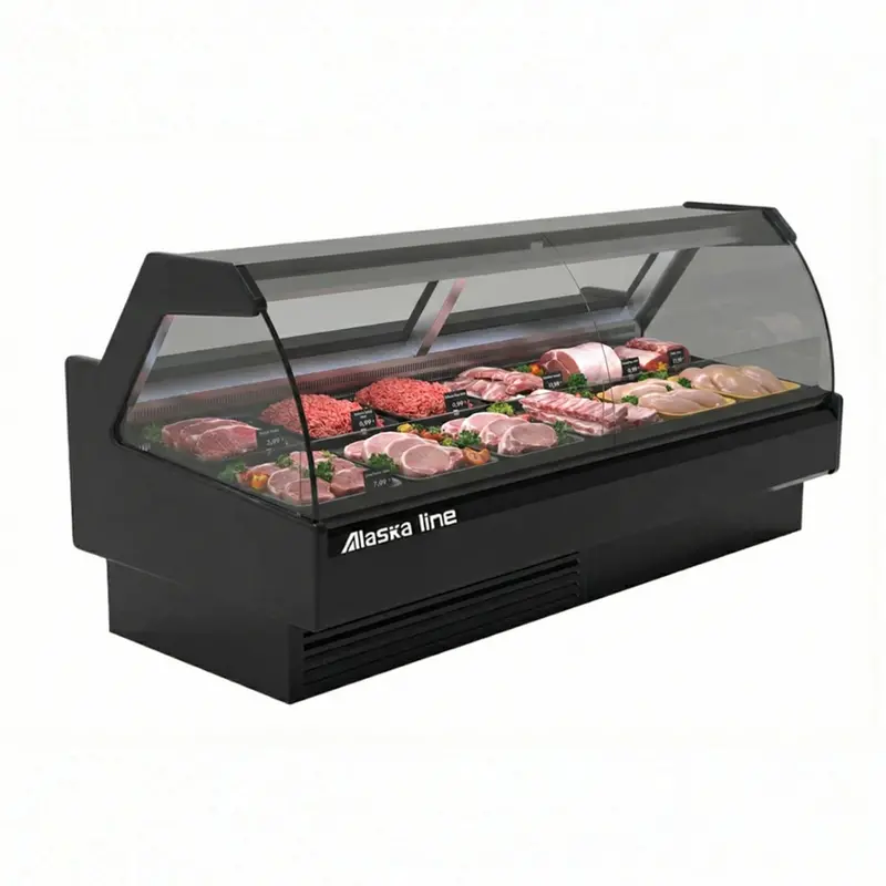 Alaska-Line Hit-43 Meat & Deli Display Cooler – 53" Gravity-Cooled, Remote Or Self-Contained 1
