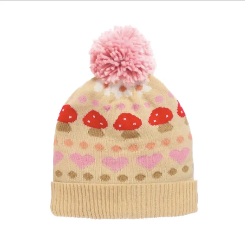 Alpine Fairisle Knit Beanie Hat 1