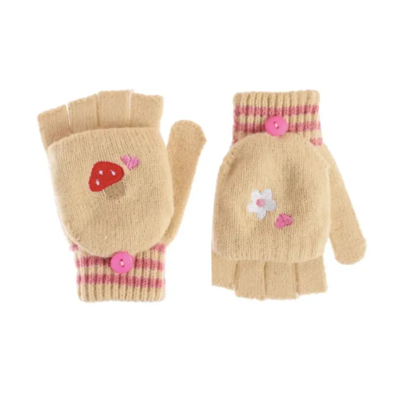 Alpine Fairisle Wool Blend Gloves 1
