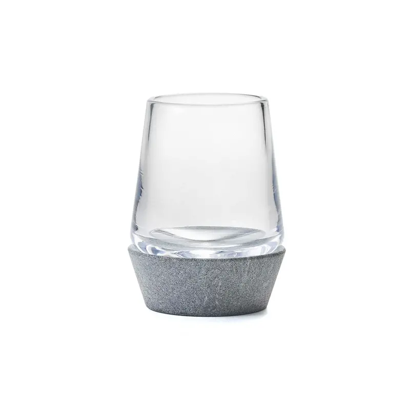 Alpine Whiskey Rocks Glass – Soapstone Base Included 1