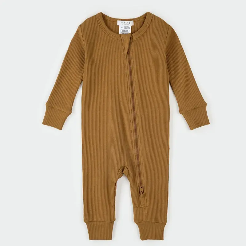 Amber-Tone Modal Rib Footed Sleeper 1
