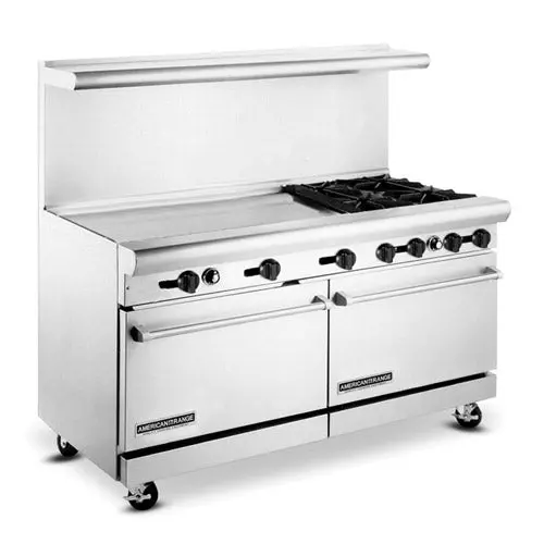 American Range Ar36G-4B 60-Inch Natural Gas Cooking Range With 36-Inch Griddle And Four Burners 1