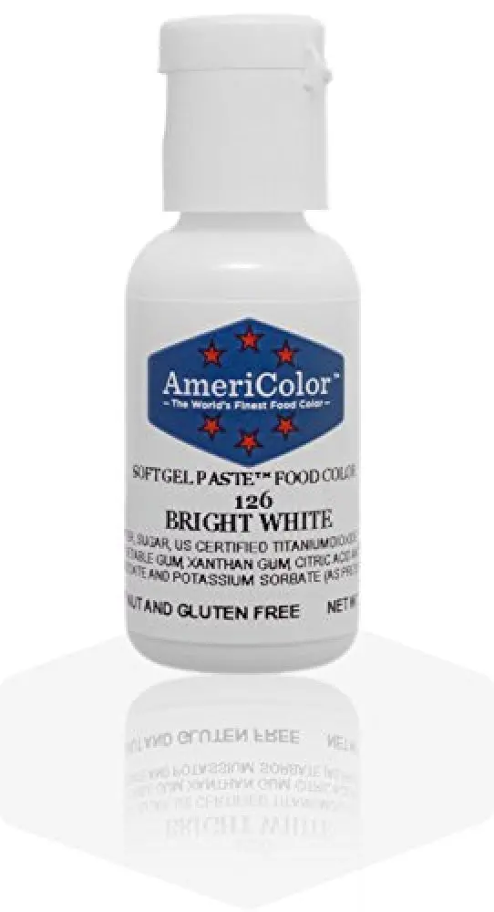 Americolor Bright White Food Coloring (126) 1