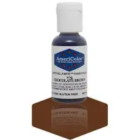 Americolor Chocolate Brown Gel Paste Food Coloring (104) 1
