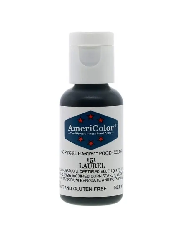 Americolor Laurel Powder Food Color – Muted Greenish-Gray 1