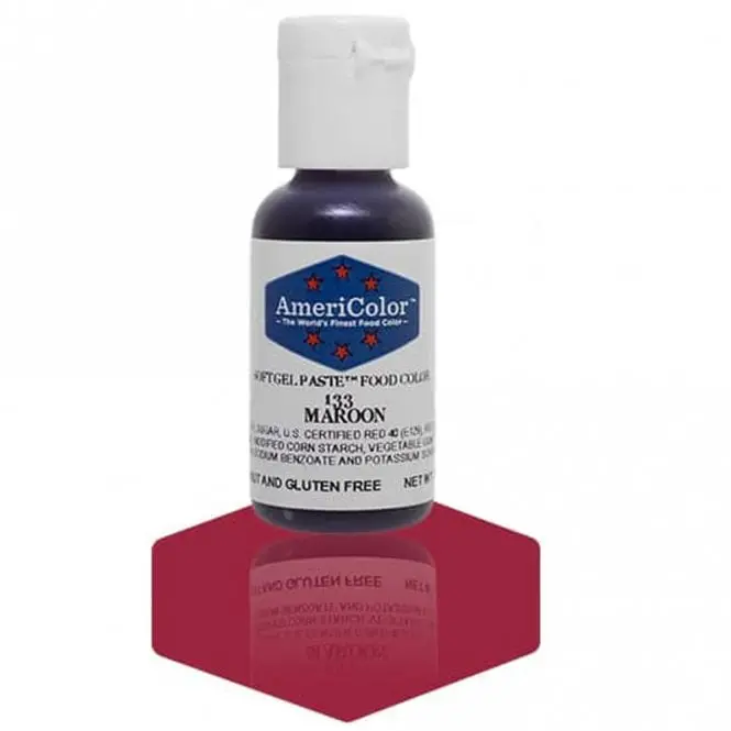 Americolor Maroon Gel Food Color (133) 1