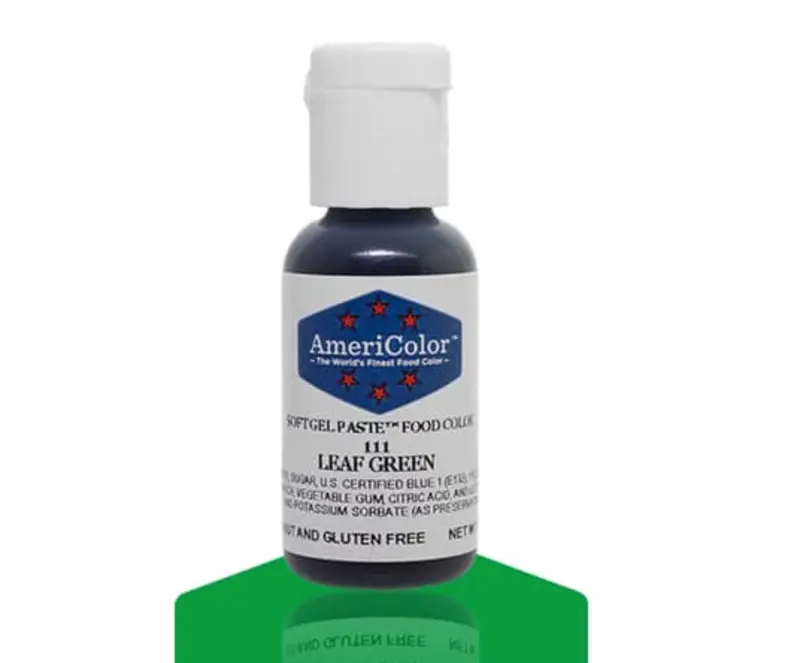Americolor Natural Leaf Green Food Coloring (#111) 1
