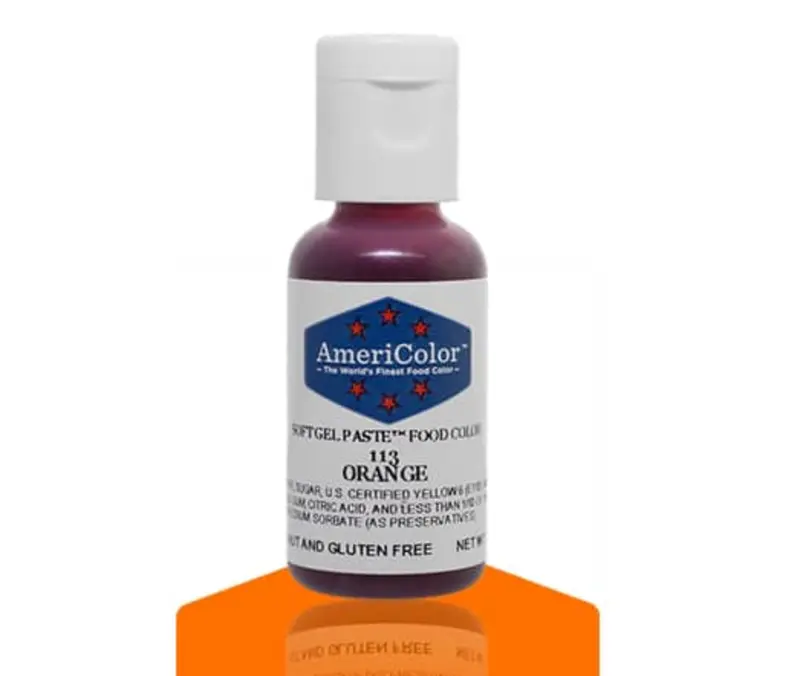 Americolor Super Red-Orange Food Coloring (Color #113) 1