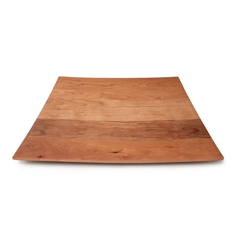 Andrew Pearce Cherry Wood Square Serving Tray 1