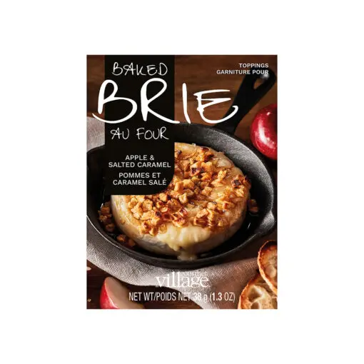 Apple & Salted Caramel Brie Drizzle – Gourmet Village Topping 1
