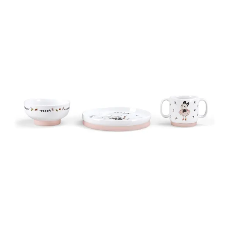 Après La Pluie Porcelain Dish Set For Kids 1