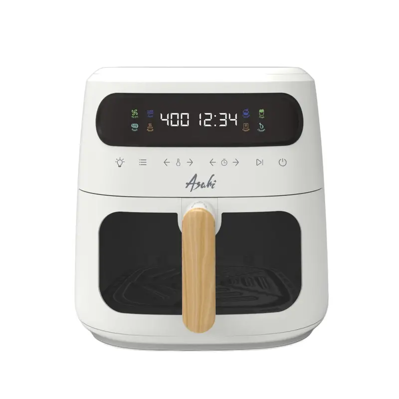 Asahi Af-800 7.5-Liter White Digital Air Fryer With Preset Menus 1