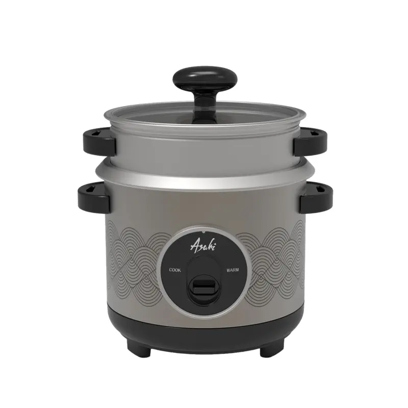 Asahi Rc-31 0.6 L Compact Champagne Electric Pressure Cooker With Steamer 1