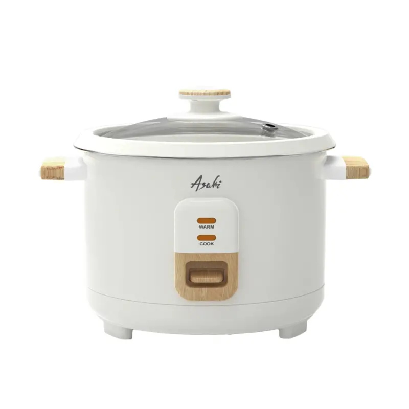 Asahi Rc-56 1 L Wooden-Design Electric Pressure Cooker With Steamer 1