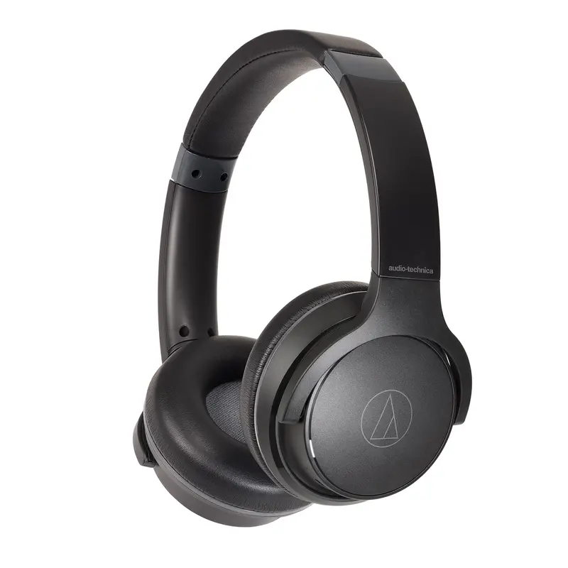 Audio-Technica Ath-S220Bt Black Wireless Bluetooth Headphones 1