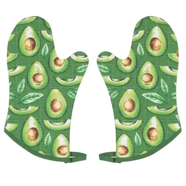 Avocado-Themed Oven Mitt – Now Design 1