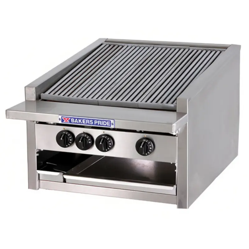 Bakers Pride L-24Rs 24-Inch Natural Gas Low-Profile Glo Stone Charbroiler 1