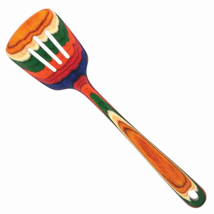 Baltique Slotted Spatula – Ergonomic Bamboo Cooking Tool 1