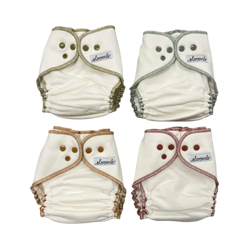 Bamboo Fleece Reusable Fitted Diapers 1